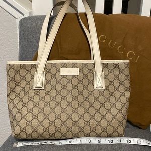 Vintage Gucci Tote Cream